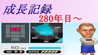 サカつくRTW　「成長記録」280年目～、INTLCフランス代表ディザン周回終了めっちゃ強化した