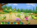 Lima sedikit berbintik katak | Bayi sajak | Little Treehouse Indonesia | Kartun anak anak