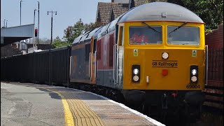 GBRF Class 69-003 and 69-004 Departing Tonbridge With Tones, 13/04/22 + 18/04/22