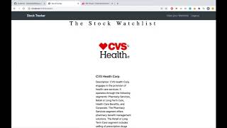 Stock Watchlist - Ruby Sinatra -CRUD -MVC