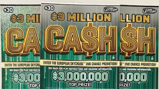 $30 $3 MILLION CASH TICKETS 💰💚