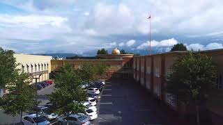 Aerial View - Khalsa School Old Yale Road, Surrey (BC) Canada