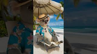 Chill Vibes with a Beachy Koala! 🐨🌴