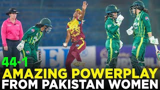 1st Innings Powerplay | Pakistan Women vs West Indies Women | 5th T20I 2024 | PCB | M2F2A