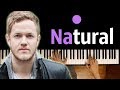 IMAGINE DRAGONS - NATURAL ● karaoke | PIANO_KARAOKE ● ᴴᴰ + SHEETS & MIDI