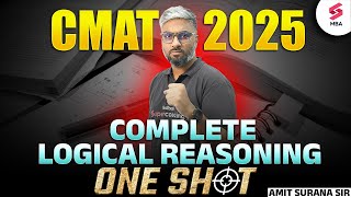 CMAT Exam Preparation 2025 | CMAT Complete Logical Reasoning One Shot | Amit Surana