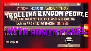 Trolling random people with admin panel In Roblox Doors