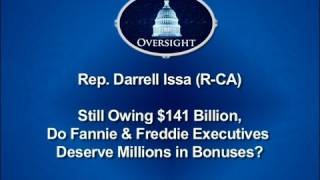 Still Owing $141 Billion, Do Fannie & Freddie Execs Deserve Millions in Bonuses?
