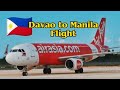 Davao International Airport to Manila Airport via Air Asia Philippines