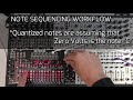 wmd voltera how to set up basic note and parameter sequencing