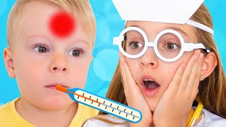 Doctor check up Song | Children Songs with Alicia and Alex by Sunny Kids Songs