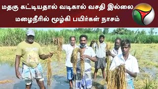 மதகு கட்டியதால் வடிகால் வசதி இல்லை: மழைநீரில் மூழ்கி பயிர்கள் நாசம் - விவசாயிகள் வேதனை | Cuddalore