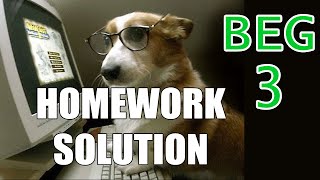 |Homework 3| Beginner C++ Game Programming