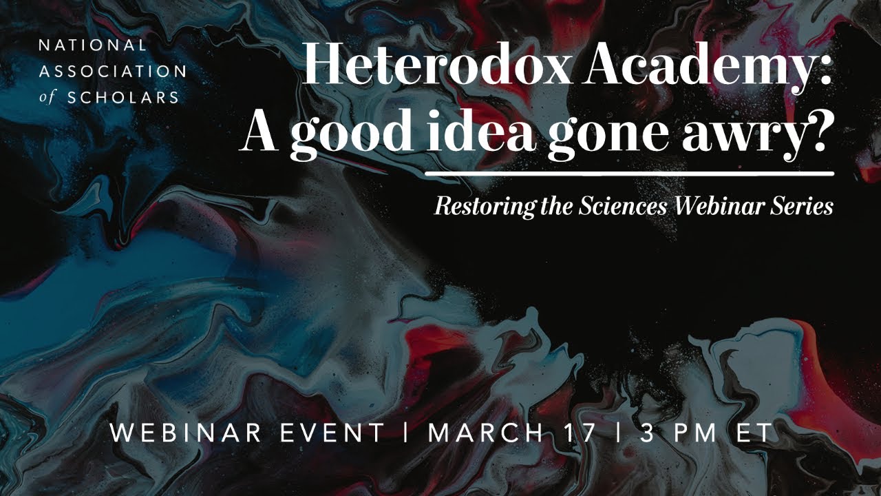 Heterodox Academy A Good Idea Gone Awry Nathan Cofnas Youtube