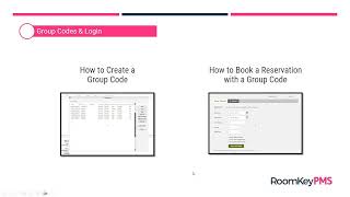 RoomKeyPMS: How to Create Group Codes for eRes