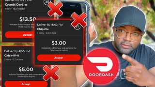 I Was Doing Doordash All Wrong | Dashing With A 20% Acceptance Rate