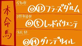 【血統予想】愛知杯 \u0026 日経新春杯 \u0026 京成杯 2024 血統から導き出す穴馬