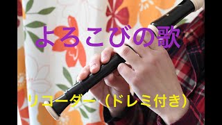 よろこびの歌をソプラノリコーダーで演奏してみた