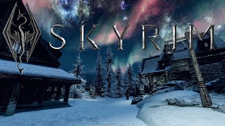 Skyrim | Winter | Relaxing Music & Ambience