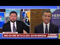 california gov.gavin newsom goes one on one with ayman mohyeldin