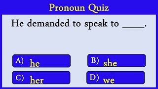 pronoun Quiz 8: CAN YOU SCORE 15/15?