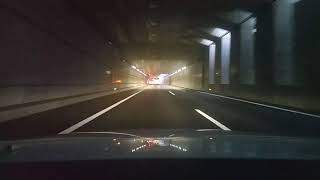 車窓動画　東京外環地下区間、地下高速　国道298号～東京外環自動車道 松戸IC～京葉JCT～京葉道路 篠崎IC～国道14号線　R298~C3~E14~R14