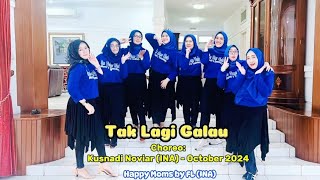 Tak Lagi Galau Line Dance  |  Beginner | Happy Moms by FL (INA)