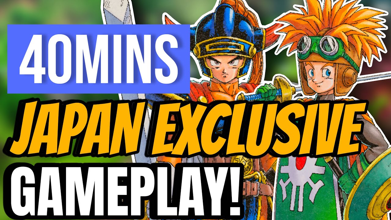 Unseen 40 Minutes Of Dq 1 2 Hd2d Gameplay From Japan Youtube