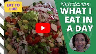 What I Eat in a Day (to Lose Weight!) +FREE RECIPES + tips // Eat to Live // Nutritarian // Vegan