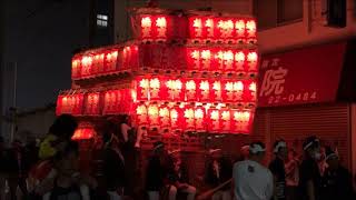 2019/10/13 大和高田のだんじり 橋室地車 夜の曳行