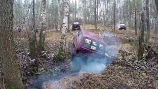 offroad Лютый замес,БЕШЕНАЯ НИВА на тросу!