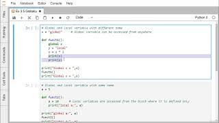 Python GlobalLocal And Nonlocal variables - Tutorial 17