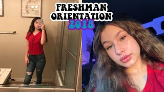 GRWM/VLOG: freshman orientation 2018
