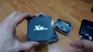 X96 Mini and Alfawise S95 Amlogic S905W TV Box (комплектность)