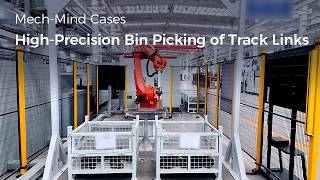 General-Purpose “Eye + Brain” for Robots: High-Precision Bin Picking of Track Links
