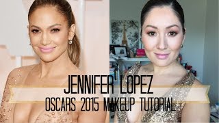 Peachy Eyeshadow Tutorial | Jennifer Lopez Oscars 2015 Makeup Tutorial | #MAKEUPGEEK