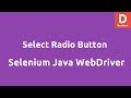 Select Radio button using Selenium Java