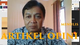 Menulis Artikel Opini yang Baik