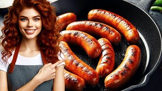 HOW to Fry Italian Sausages in the Pan (Fried Italian Sausage Recipe)