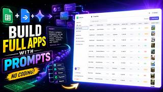 Build a Full CRUD App in Seconds with Gemini AI & Google Sheets! (No Coding)