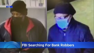 FBI searching for Elgin bank robbers