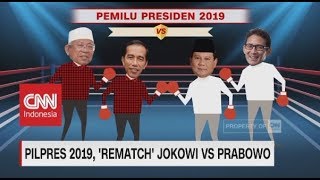 Pilpres 2019, 'Rematch' Jokowi Vs Prabowo