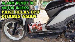 Pasang alarm remote pada Honda beat esp 2017