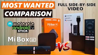 Mi Box 4k vs Motorola TV Stick | Detailed Comparison | Best Android TV Box 2021 | Android TV Stick