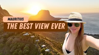 Ever Slept This High? | Best sunset in Mauritius | 4K Drone shot | #travel #mauritius