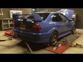 mitsubishi evo 6 gsr rolling road