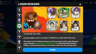 NEW SUNSHINE BALLERS EVENT IN FC MOBILE! 8 GIFT PACKAGES