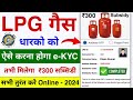 LPG Gas e-KYC Big Update 2024 | LPG Gas e-KYC Kaise Kare | LPG Gas Online e-KYC Latest Process 2024