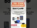 Full Stack development Bootcamp #FullStackDevelopment #WebDevelopment #JavaScript #NodeJS #HTML #CSS