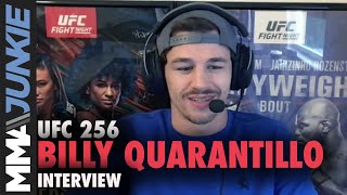 After multiple callouts, Billy Quarantillo ready for Gavin Tucker | UFC 256 full interview